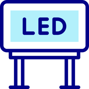 led